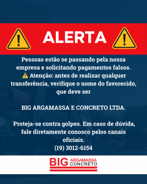 BIG ARGAMASSA ALERTA